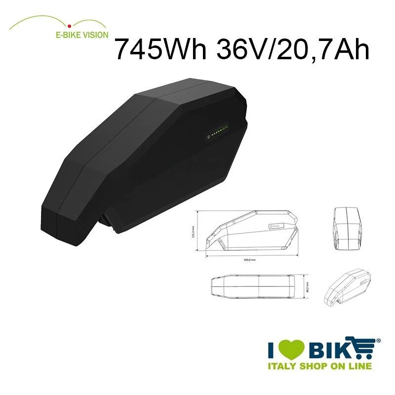Batteria E-Bike Vision 745Wh Compatibile Bosch 1 Batteria E-Bike Vision 745Wh Compatibile Bosch
