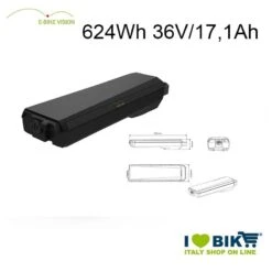 Batteria Portapacchi E-Bike Vision 624Wh Compatibile Bosch
