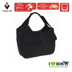 Borsa Al Manubrio, HAPO-G PREMIUM 15L, Nero