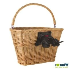 Cesto Bici In Vimini Naturale Con Attacco A Clip Vendita On Line