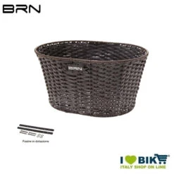 BRN Shop On Line Cestini Per Biciclette Cesto Vintage In Ecopelle Tondo Nero Negozio Accessori Ciclismo Prezzi -Knog Italia cesto in ecopelle tondo nero 2