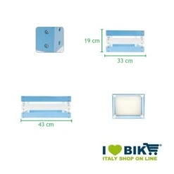 BRN Cesto In Legno Versilia Azzurro Bianco (cm. 43x33xh19) Vendita Accessori Online -Knog Italia cesto in legno versilia azzurro bianco 1