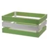 BRN Cesto In Legno Versilia Verde Bianco (cm. 43x33xh19) Vendita Accessori Online