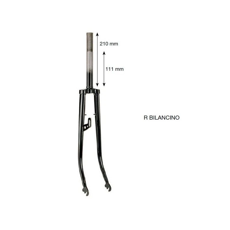 Forcella R 26 Verniciata Nera Con Bilancini 1 Forcella R 26 Verniciata Nera Con Bilancini