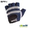 Guanti Ciclismo BRN VINTAGE Veloce, In Ecopelle E Cordura, Blu