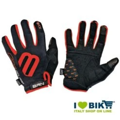 Guanti Lunghi Ciclo BRN Gel Pro Touch Nero/rosso Online Shop