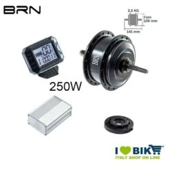 EBIKE BRN Kit Motore Posteriore 250W Filetto