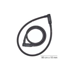 Vendita On Line Lucchetto Per Biciclette A Cavo MAXI A Combinazione Negozio Shop Accessori Bici