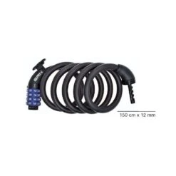 Vendita On Line Lucchetto Per Biciclette A Spirale MAXI Con Combinazione Negozio Shop Accessori Bici