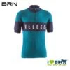 Maglia BRN VINTAGE Veloce, Aquamarina, Maniche Corte, 2019