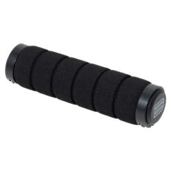 BRN Coppia Manopole Bici Pro Groove Anelli Neri Bike Shop