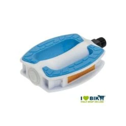 Pedali In Resina Bianca BRN Riviera Con Gomma Azzurra Online Shop