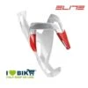 Portaborraccia Elite Custom Race Plus Bianco Lucido/rosso Bike Shop