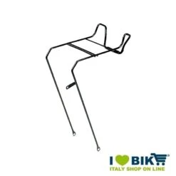 Portapacco Portacesto Con Portafanale Laterale 24 Nero Per Bicicletta Vendita Accessori Bici