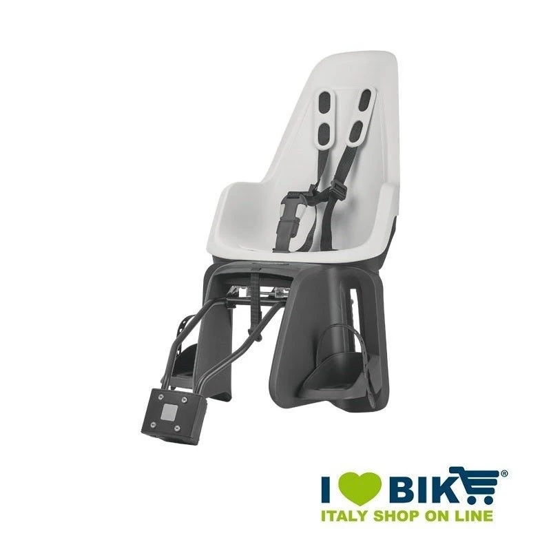 Seggiolino Bici Bimbo BOBIKE MAXI ONE Posteriore Bianco Bike Shop 1 Seggiolino Bici Bimbo BOBIKE MAXI ONE Posteriore Bianco Bike Shop