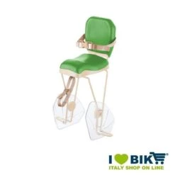 Seggiolino Bici BRN HELLO Verde - Crema Al Portapacco Bike Store