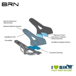 Sella 275x150 Mm Memory Foam Flow, Sport -Knog Italia sella 275x150 mm memory foam flow sport bike shop 2