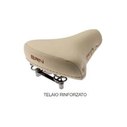 BRN Vendita On Line Sella Classica Panna Per Biciclette Da Uomo E Donna E Accessori Bici Negozio Shop Ciclismo